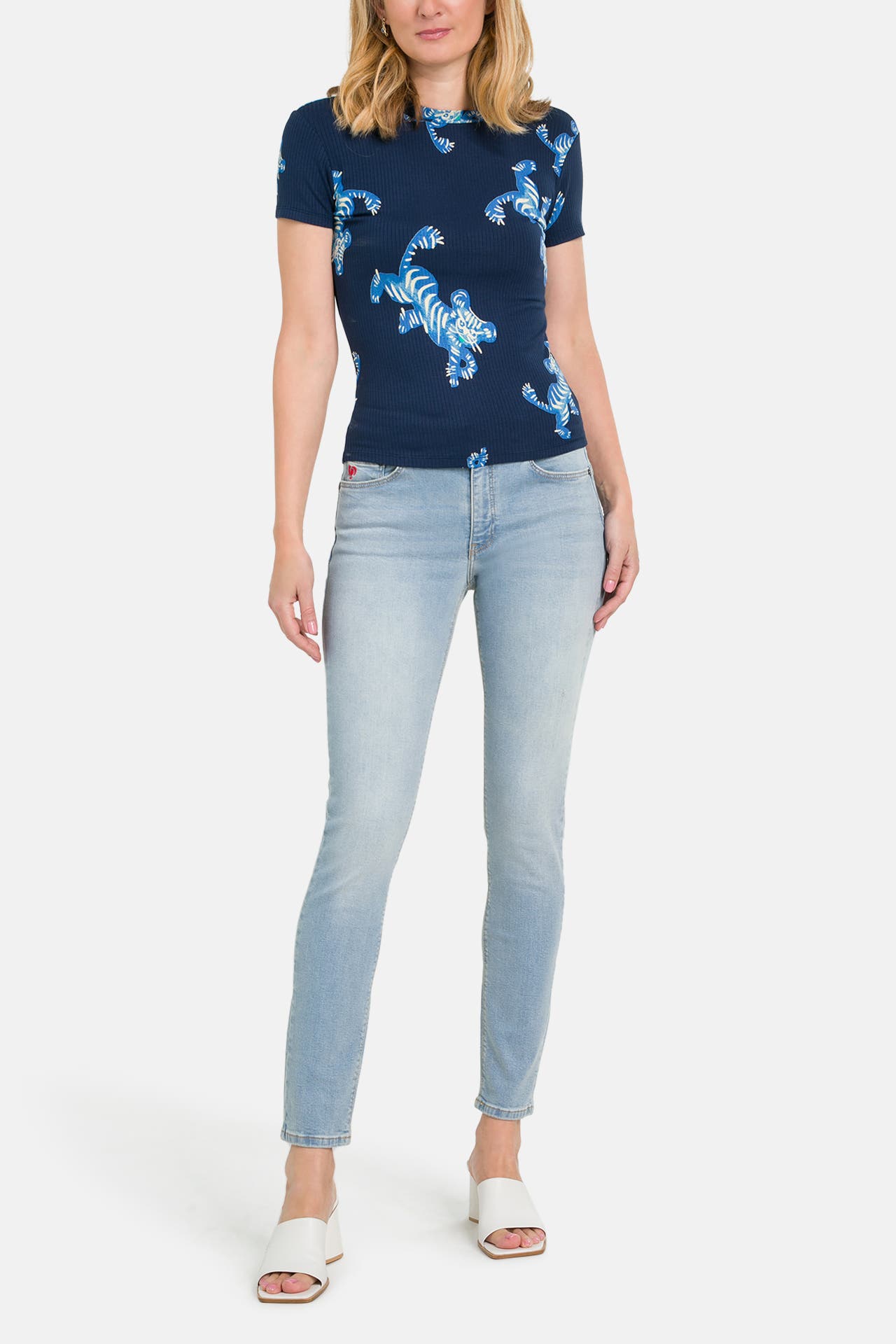 DESIGUAL Jeans 'Delawar' skinny hellblau, Bild 1