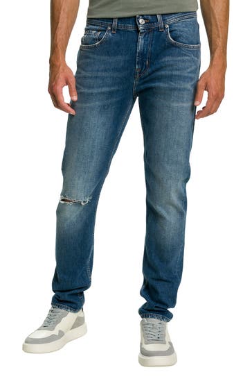 7 FOR ALL MANKIND Jeans tapered dunkelblau