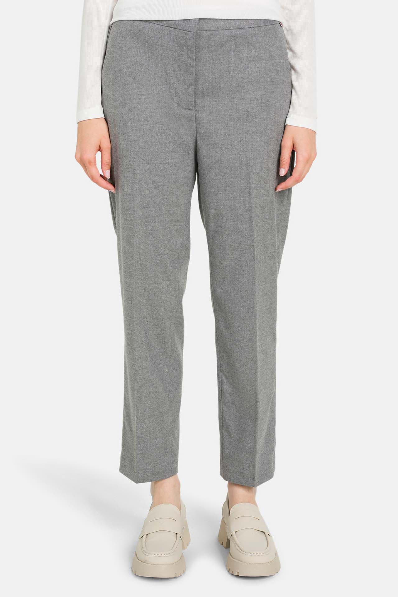 TOMMY HILFIGER Stoffhose grau slim straight, Bild 1
