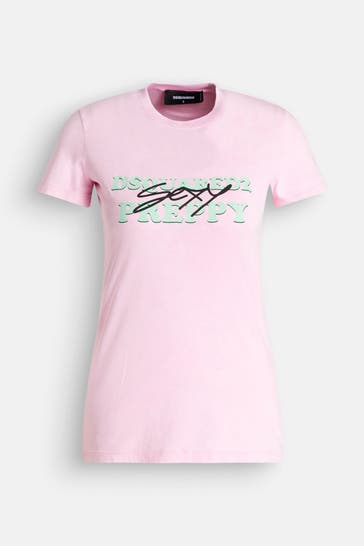 DSQUARED2 T-Shirt rosa