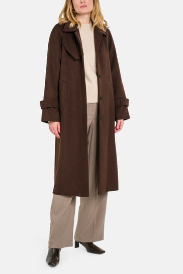 RIANI Wollmix-Mantel braun