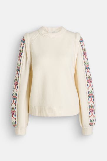 BA&SH Wollpullover beige