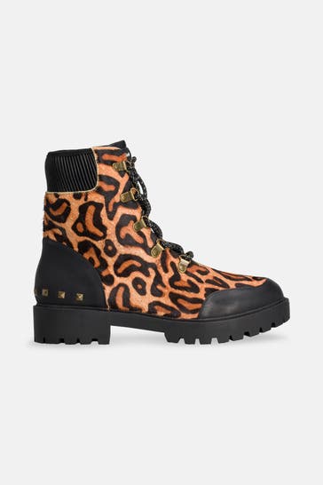 DESIGUAL Schnürstiefeletten animal