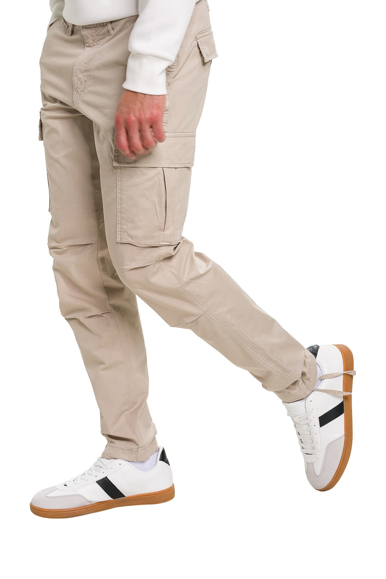 JACK & JONES Cargohose 'Tucker' greige, Bild 1