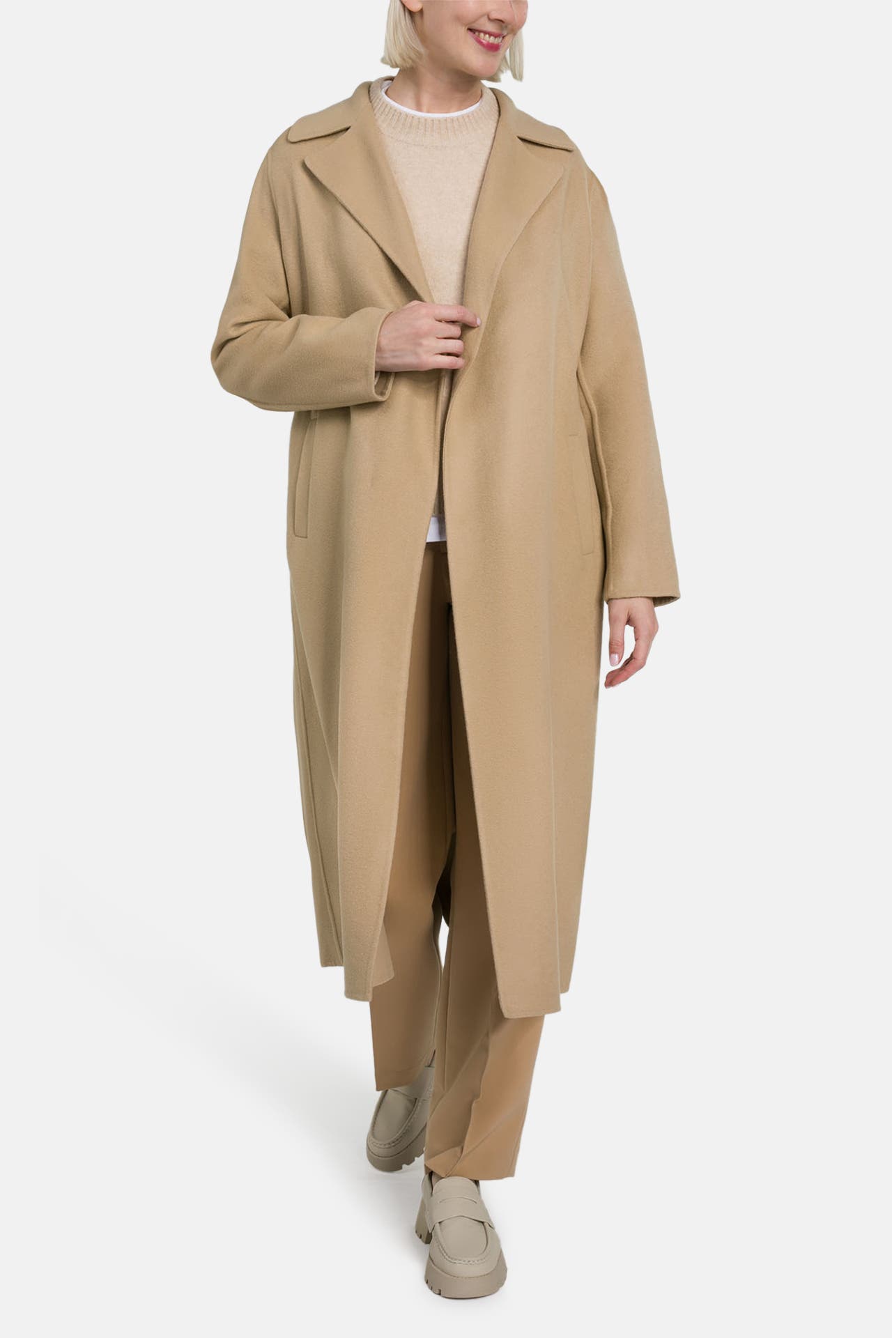 CLOSED Wollmantel beige, Bild 1