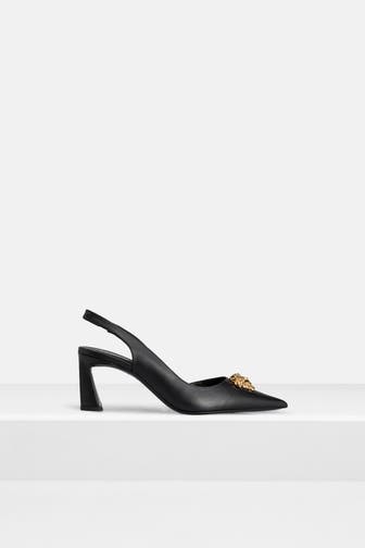 VERSACE Sling-Pumps schwarz