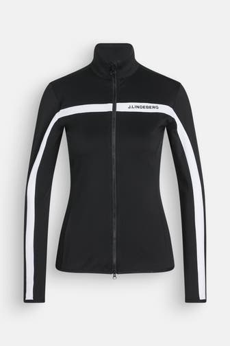J.LINDEBERG SPORTSWEAR Midlayer 'Janice' schwarz