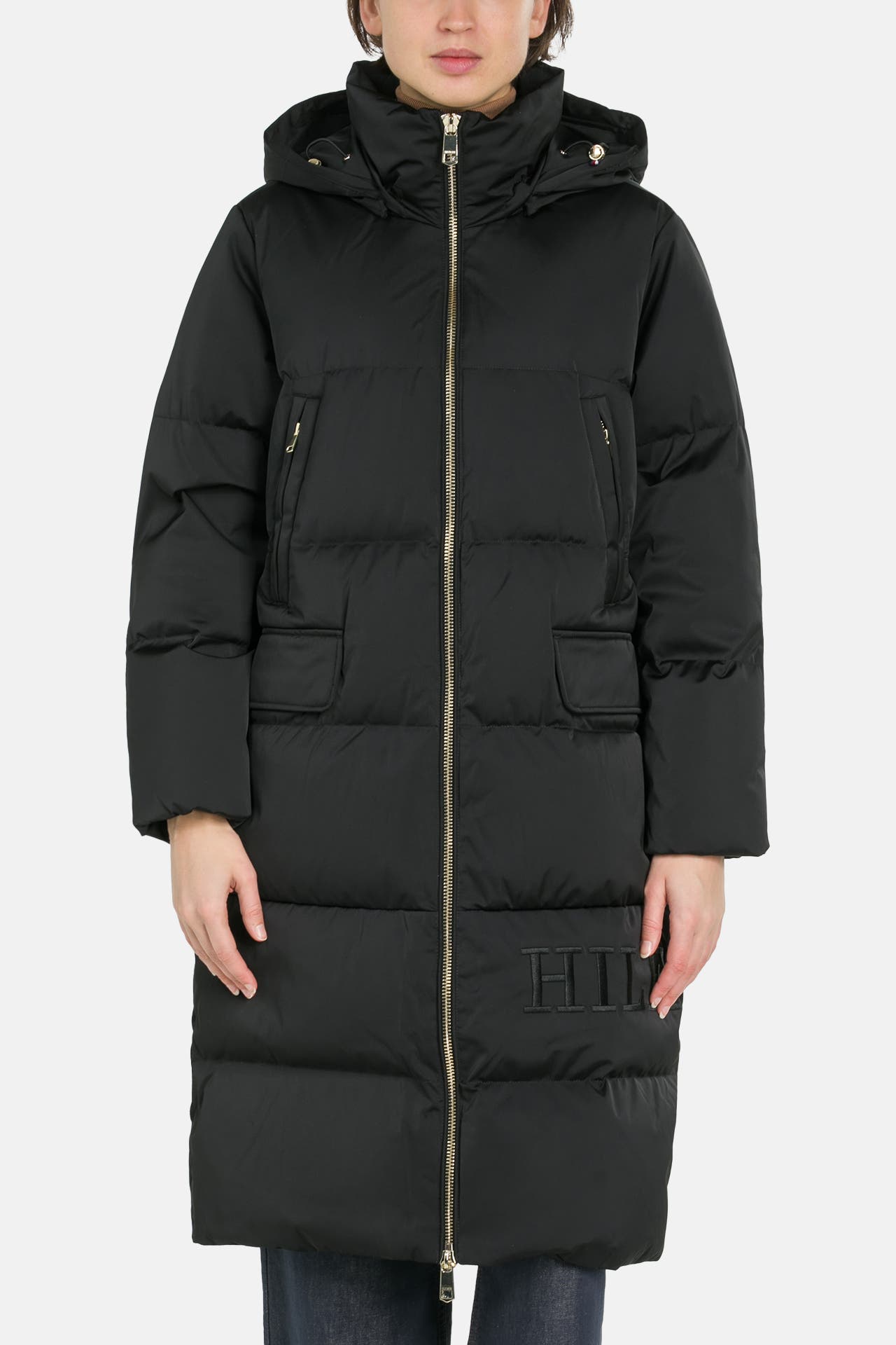 TOMMY HILFIGER Steppmantel schwarz, Bild 1