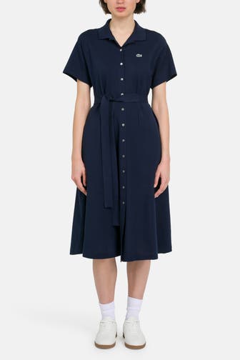 LACOSTE Polokleid dunkelblau