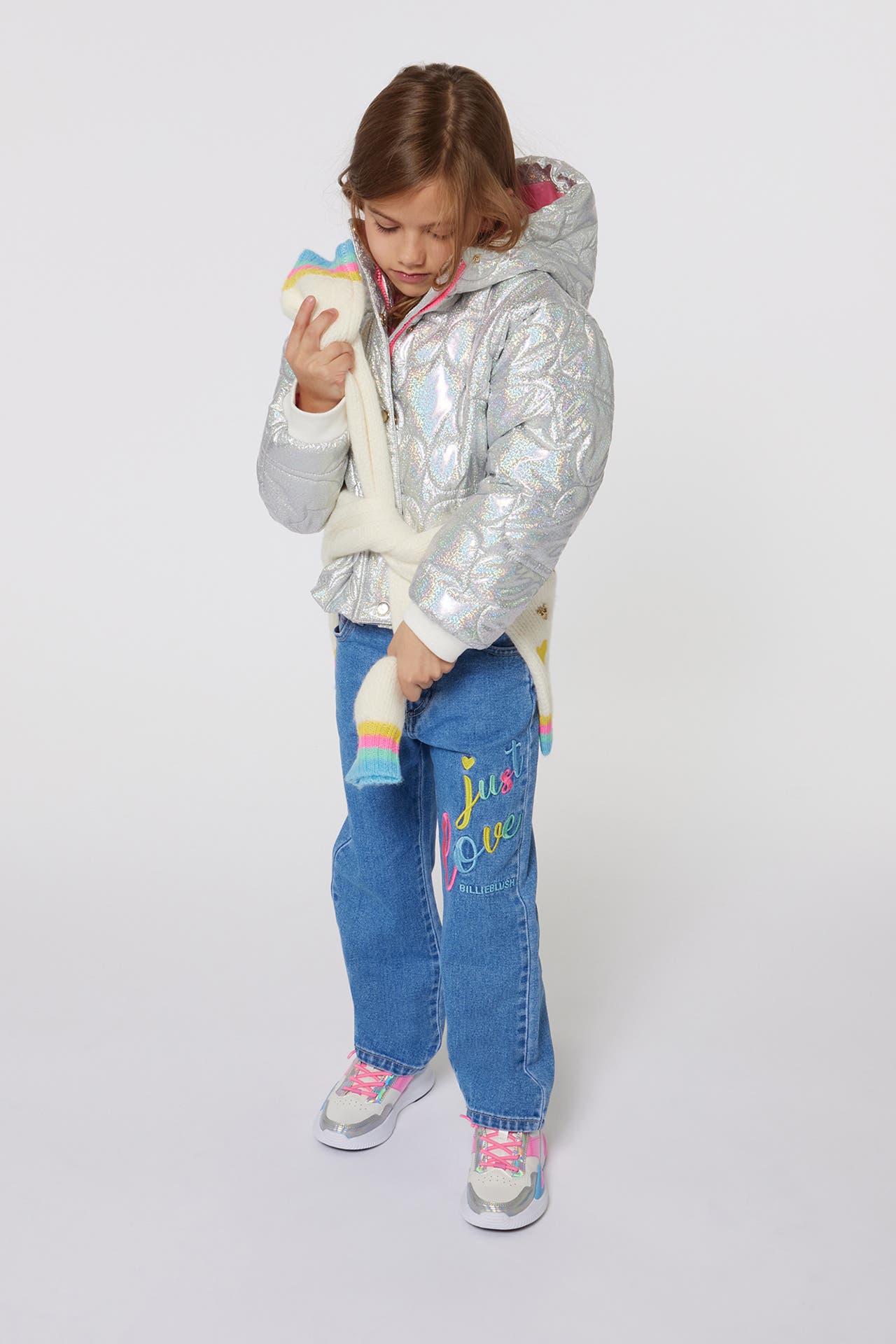 BILLIEBLUSH Steppjacke silber, Bild 1