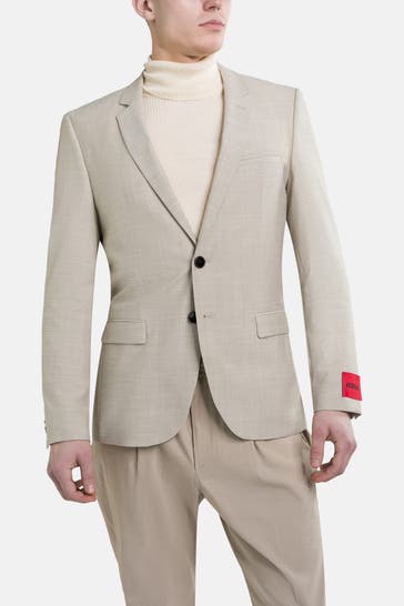 HUGO Wollmix-Sakko greige