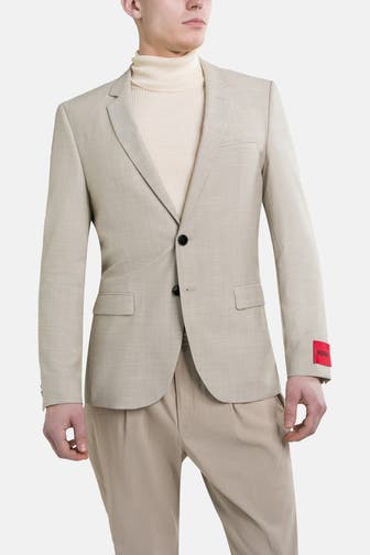 HUGO Wollmix-Sakko greige