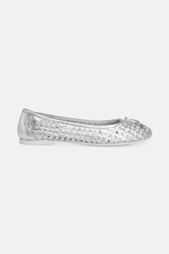 U.S. POLO ASSN. Ballerinas silber