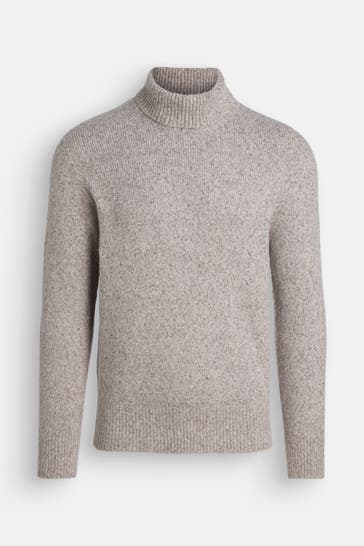 PHIL PETTER Rollkragenpullover graubraun