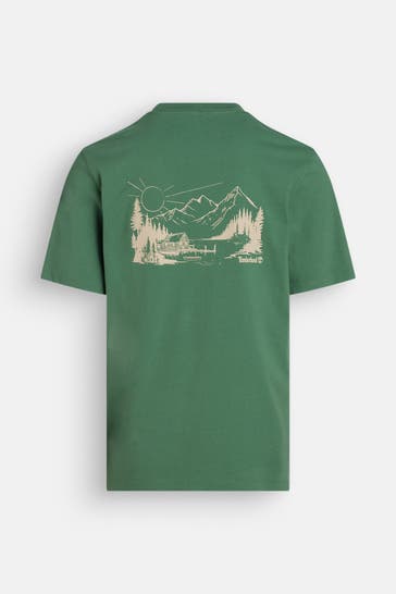 TIMBERLAND T-Shirt dunkelgrün