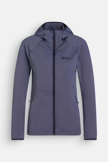 JACK WOLFSKIN - Fleecejacke 'Kolbenberg' pflaume