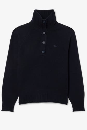LACOSTE Woll-Pullover nachtblau