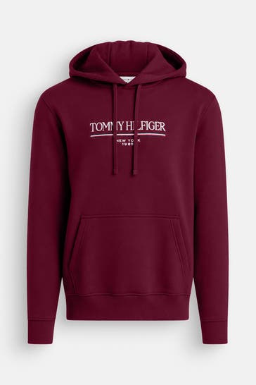 TOMMY HILFIGER Hoodie 'Herald' weinrot