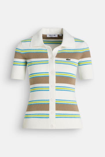 LACOSTE Strickshirt mehrfarbig