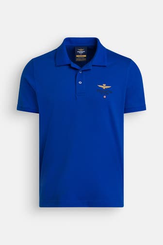 AERONAUTICA MILITARE Polo-Shirt azurblau
