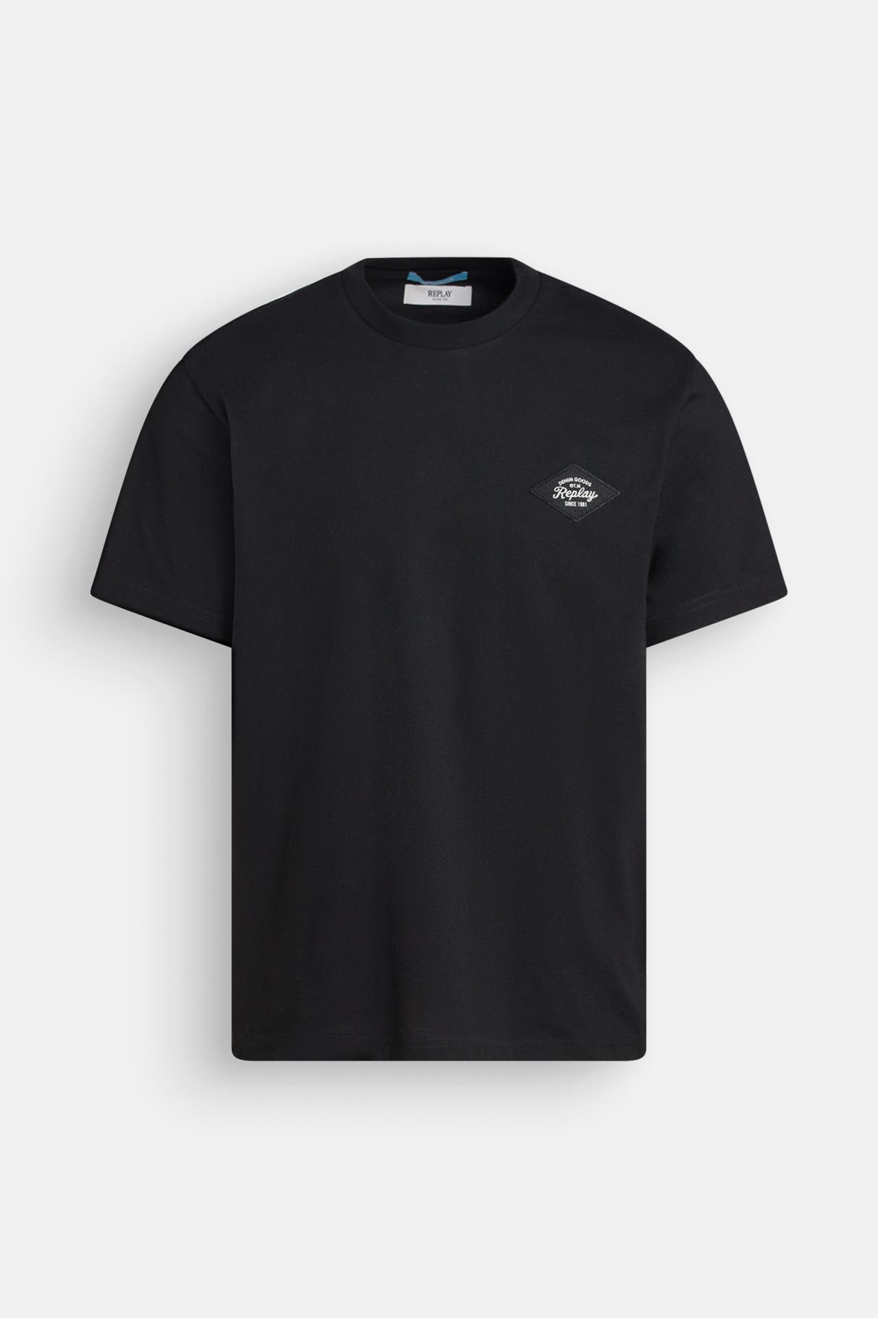 REPLAY T-Shirt '42aug' schwarz, Bild 1