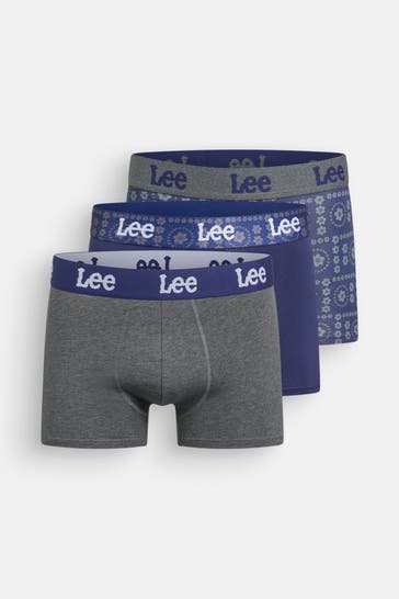 LEE 3er-Pack Boxer Trunks 'Redpath'