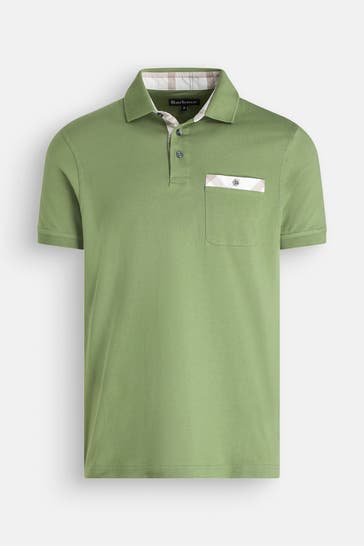 BARBOUR Polo-Shirt 'Hirstly' grün