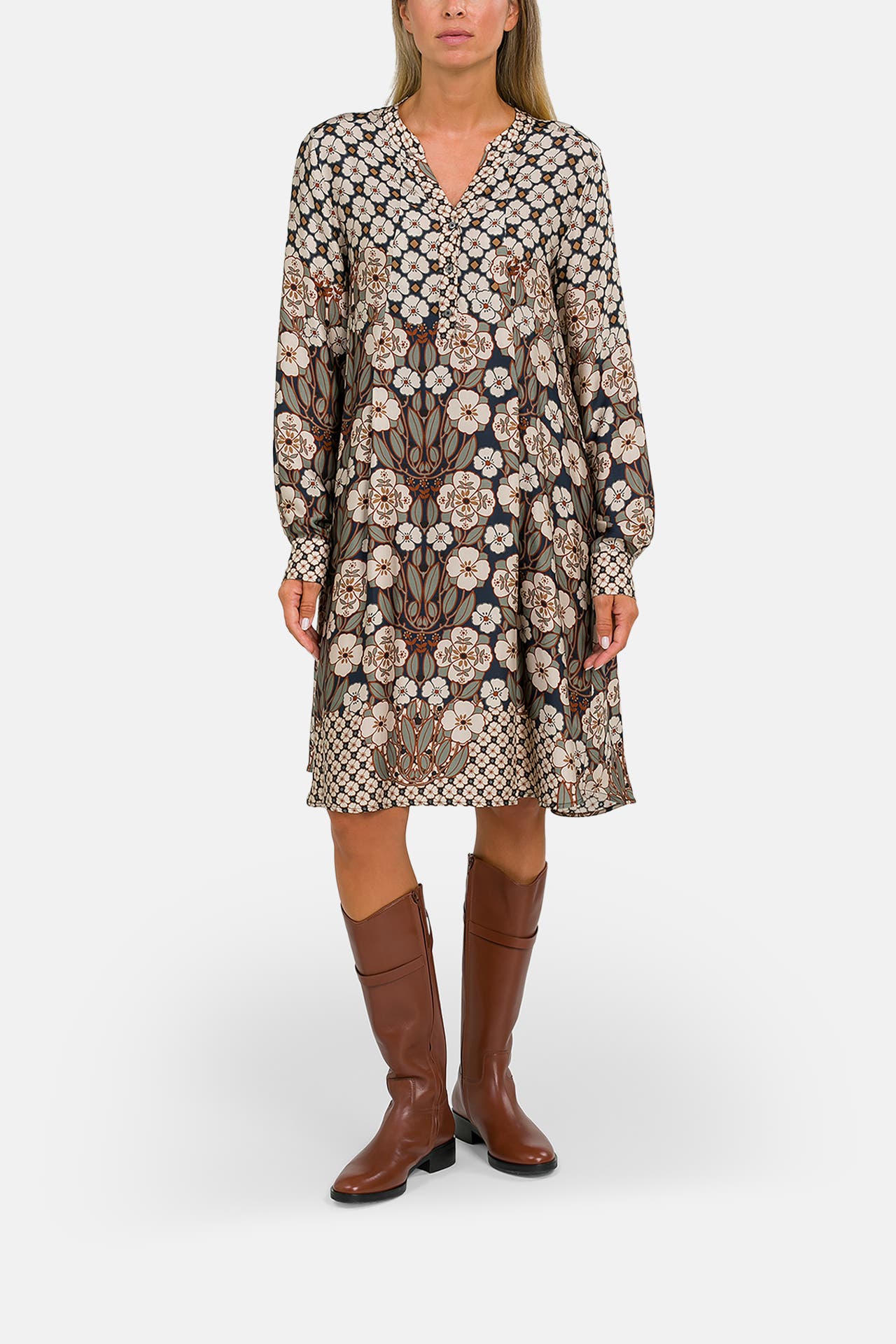 0039 ITALY Kleid 'Ester' gemustert, Bild 1