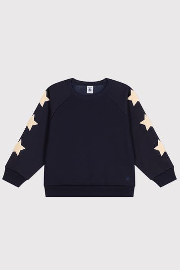 PETIT BATEAU Sweatshirt nachtblau
