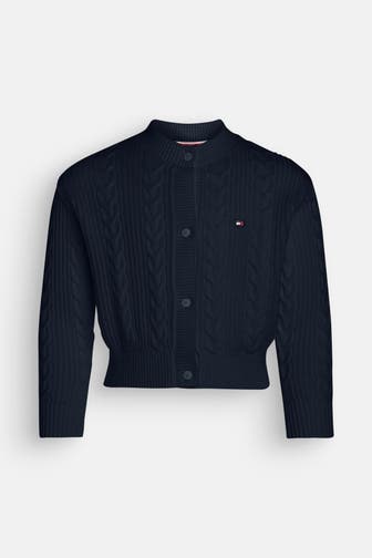 TOMMY HILFIGER Strickjacke nachtblau