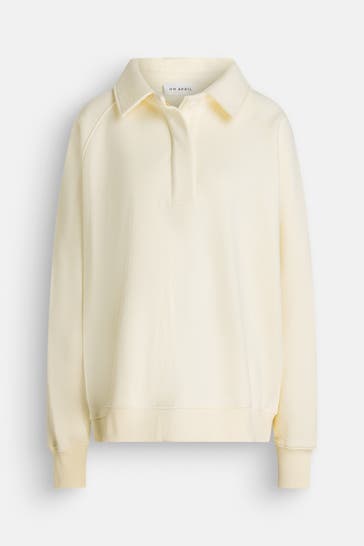 OH APRIL Polo-Sweatshirt hellgelb