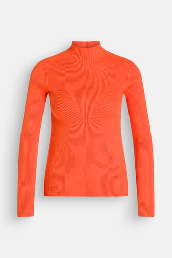 LACOSTE Rollkragenpullover dunkelorange