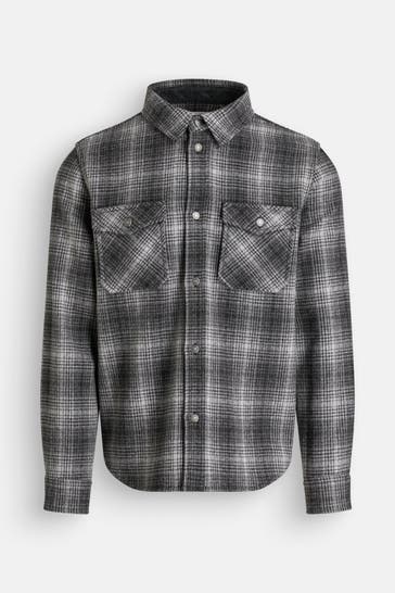 WOOLRICH Wollmix-Overshirt gemustert