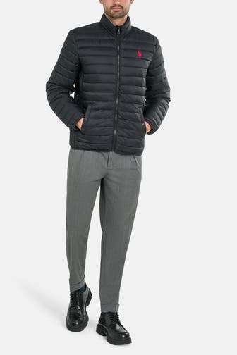 U.S. POLO ASSN. Steppjacke schwarz