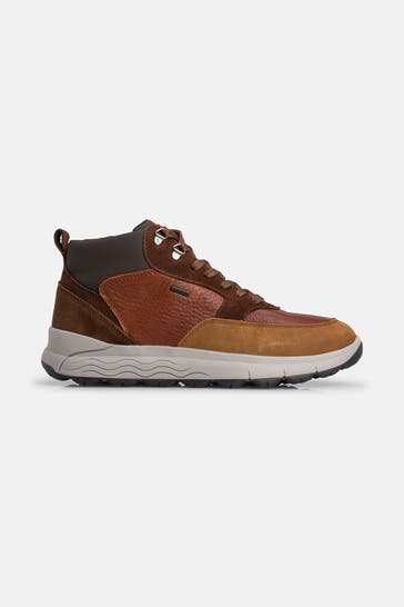 GEOX Leder-Sneaker 'Spherica' mehrfarbig