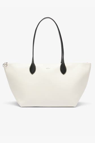 LACOSTE Schultertasche weiß