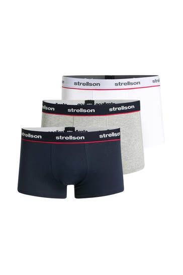 STRELLSON 3er-Pack Boxer Trunk dreifarbig