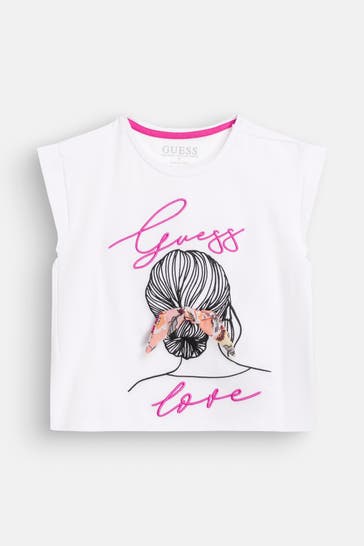 GUESS T-Shirt weiß