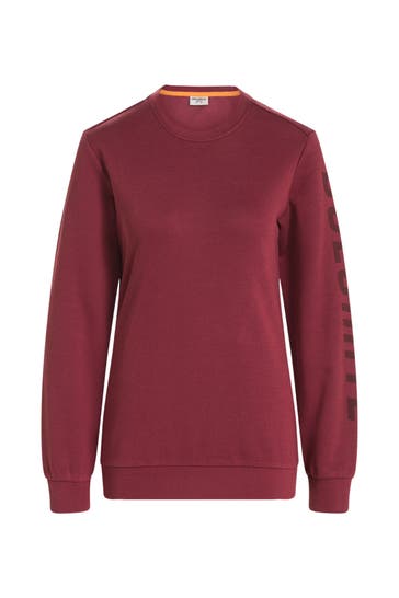 DOLOMITE Sweatshirt weinrot