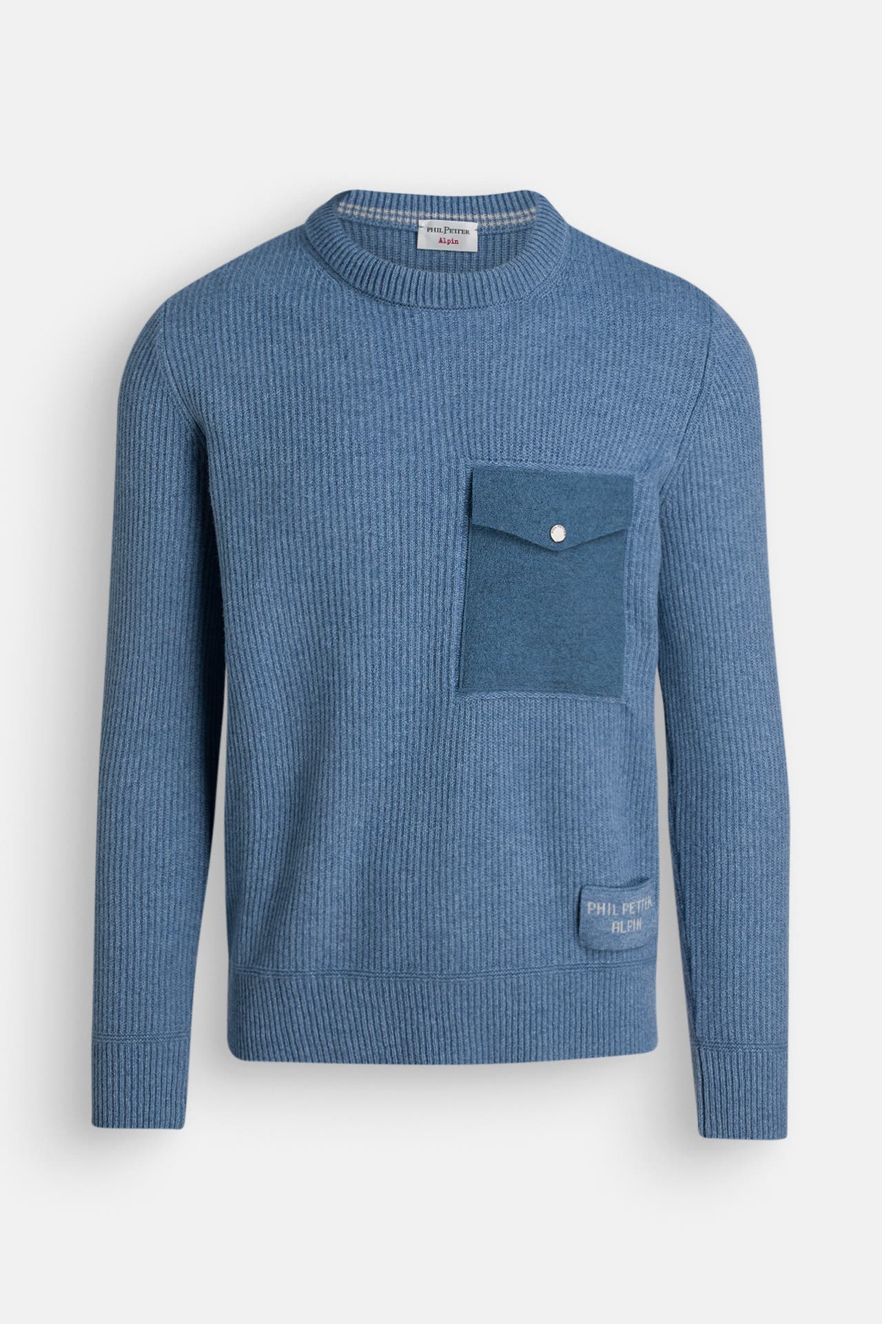 PHIL PETTER Strickpullover azurblau, Bild 1