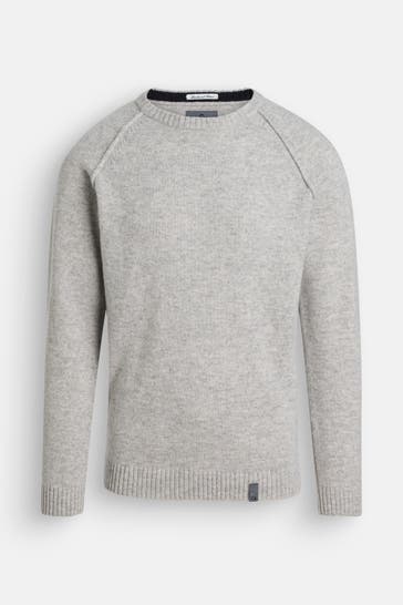 COLOURS & SONS Wollmix-Pullover grau