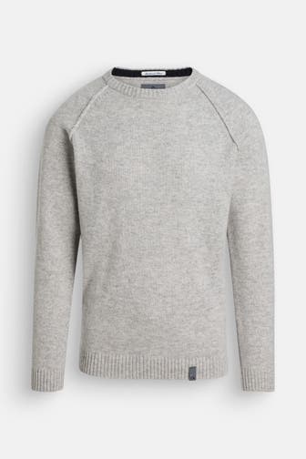 COLOURS & SONS Wollmix-Pullover grau