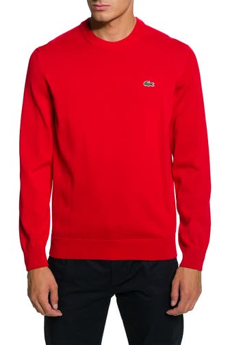 LACOSTE Strickpullover rot