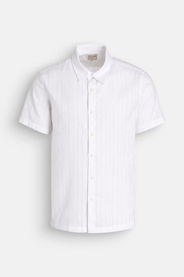 GUESS Kurzarmhemd weiß