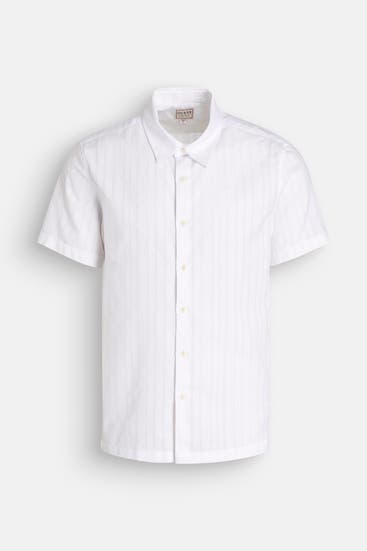 GUESS - Kurzarmhemd weiß