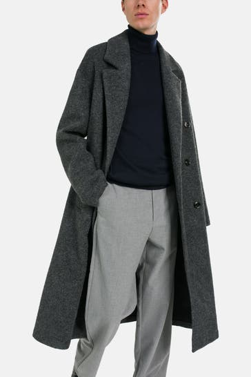 J.LINDEBERG Mantel 'Willy Bonded' anthrazit