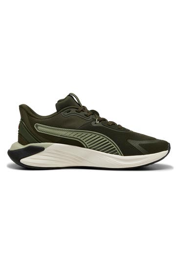 PUMA Laufschuhe 'PWR Hybrid' dunkelgrün unisex