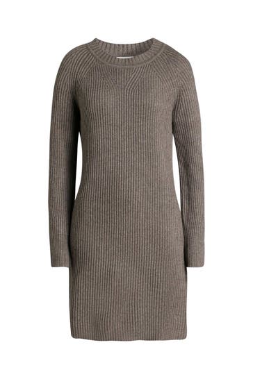 MALVIN Strickkleid taupe