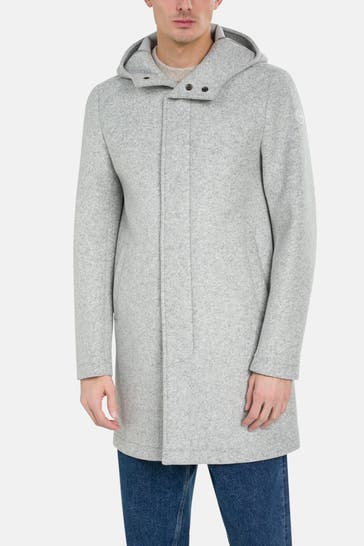COLMAR Mantel hellgrau meliert