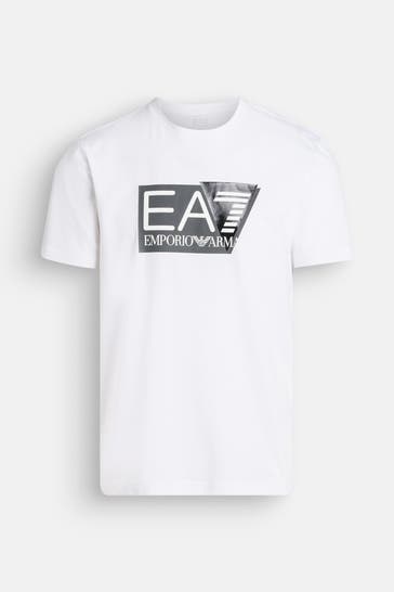 EA7 T-Shirt weiß